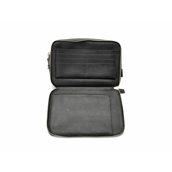 PRADA Saffiano Black Shoulder Bag - Picture 6 of 11